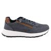 TOM TAILOR Men's Suede Effect Sneakers with Zips and White Sole