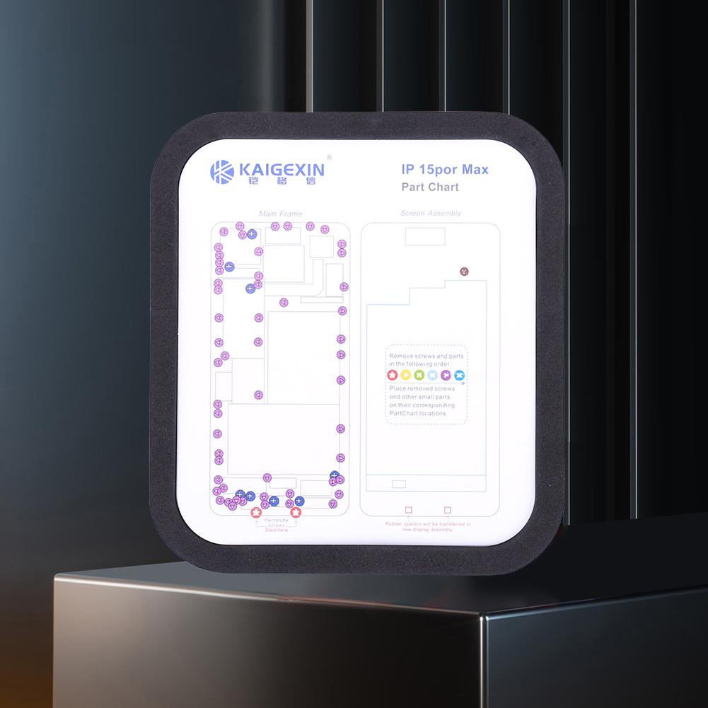 Professional Guide Pad Magnetic Screw Keeper Chart Mat Phone Repair Thicken Disassembly Tools Work Guide Pad for iPhone 6-15