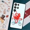 Чехол для телефона «Осьминог» для Samsung Galaxy S23 S21 S22 Ultra S8 S9 S10 Note 10 Plus S20 FE, чехол Funda
