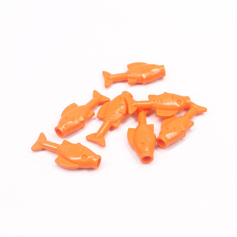 Детали для DIY с принтом животных: Коза, Чайка, Пингвин, Рыба, Овца - Совместимы с MOC Игрушками-конструкторами