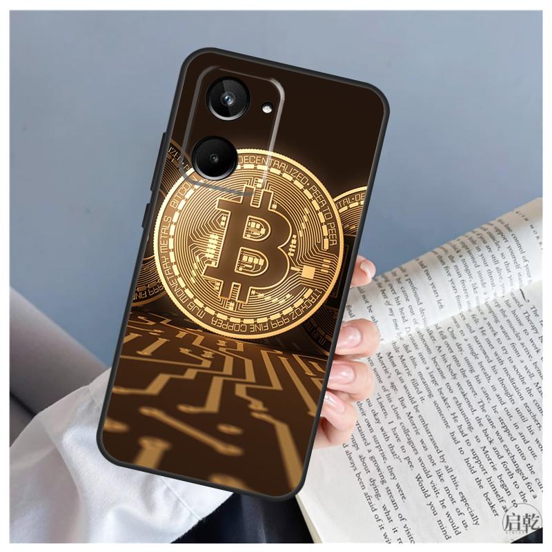 Bitcoin For Realme GT7 Pro GT6 C67 C65 C63 C61 C55 C53 C51 C35 C71 C75 11 12 13 14 15 Pro Plus Case