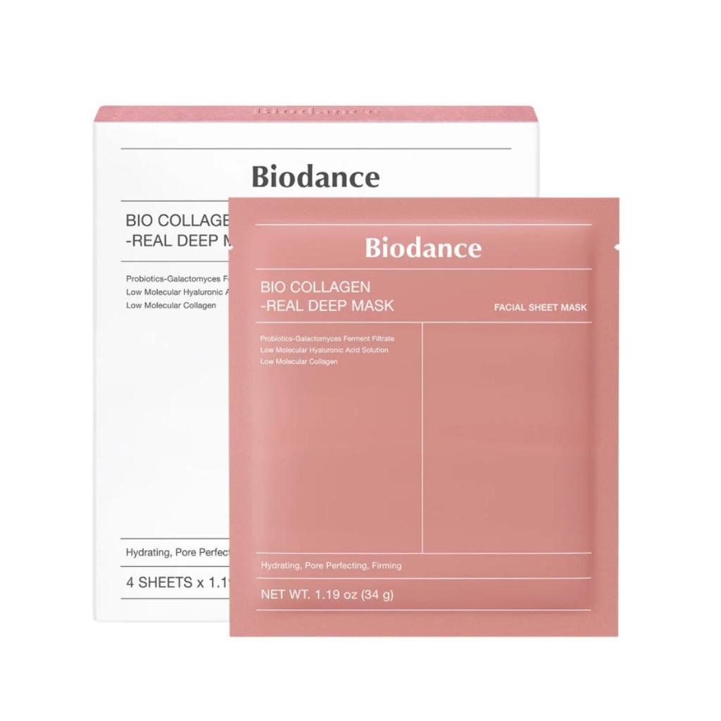 Biodance Bio Collagen Real Deep Hydrogel Mask Hydrating Sheet Mask 4 Masks