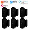 Tuya Zigbee Door Window Sensor Open Closed Detector Smart Home Security Protection Detector Smart Life APP Work With The Gateway