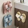 No Punching Bedroom Neat Storage Shoe Drying Slippers Rack Bathroom Rack Slipper Hook Toilet Drainage Rack Wall Mounted