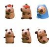 Фигурки животных Игрушки Модель Симуляция Капибара Фигурки животных Мультяшная фигурка Симуляция Модель капибары