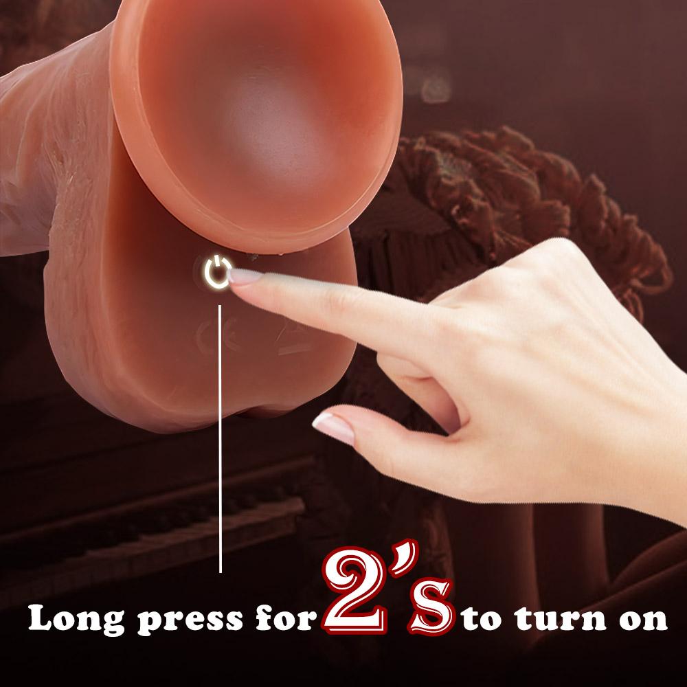 Вибратор-фаллоимитатор 8,7 дюйма, реалистичные фаллоимитаторы с вращающейся вибрацией и сильным всасыванием, приложение или пульт дистанционного управления, вибратор для точки G, секс-игрушка для взрослых для женщин
