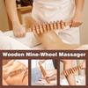 100% Nature Wooden Therapy Massage Pain Relief Anti Cellulite Body Slimmling Lift Gua Sha Relaxation Tools Oil Care Massager