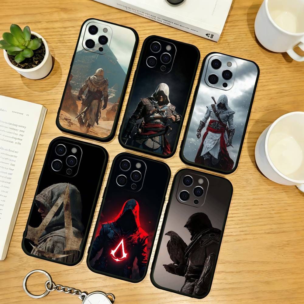 Чехол для телефона Assassin's Creed Силиконовый Мягкий Для IPhone 17 16 15 14 13 12 11 X XR Plus Pro Max Plus