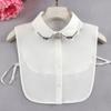 Fake Shirt Collar Versatile Fake Collar Women'S Decorative Collar Beaded Sweater Decorative Doll Collar