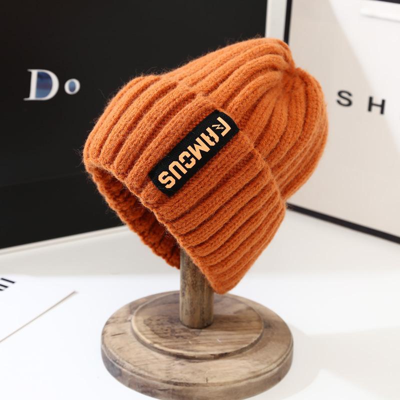 Новые вязаные шапки, зимние шапки для мужчин и женщин, теплая однотонная шапка, мягкая шерстяная вязаная крючком шапка унисекс, шапка-бини для холода