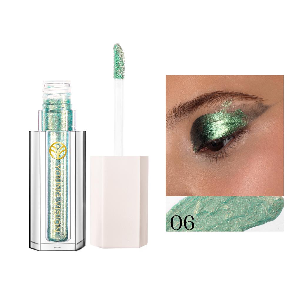 12-цветные сверкающие красочные тени для век перламутровые поляризованные осветляющие матовые жидкие тени для век