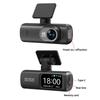 4K Dash Cam Dual Lens Driving Recorder Car DVR 1080P Rear Lens Camera Built-In WiFi GPS 24-Hour Parking Monitoring DVR