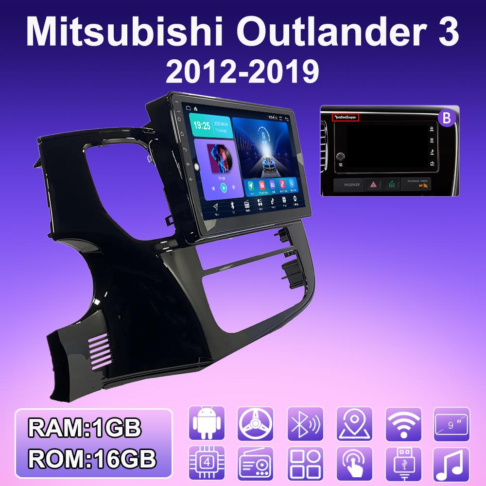 2 DIN Android Carplay автомобильное радио для Mitsubishi Outlander 3 2012-2019 мультимедийный проигрыватель головное устройство стерео GPS навигация BT WIFI 2+32 ГБ