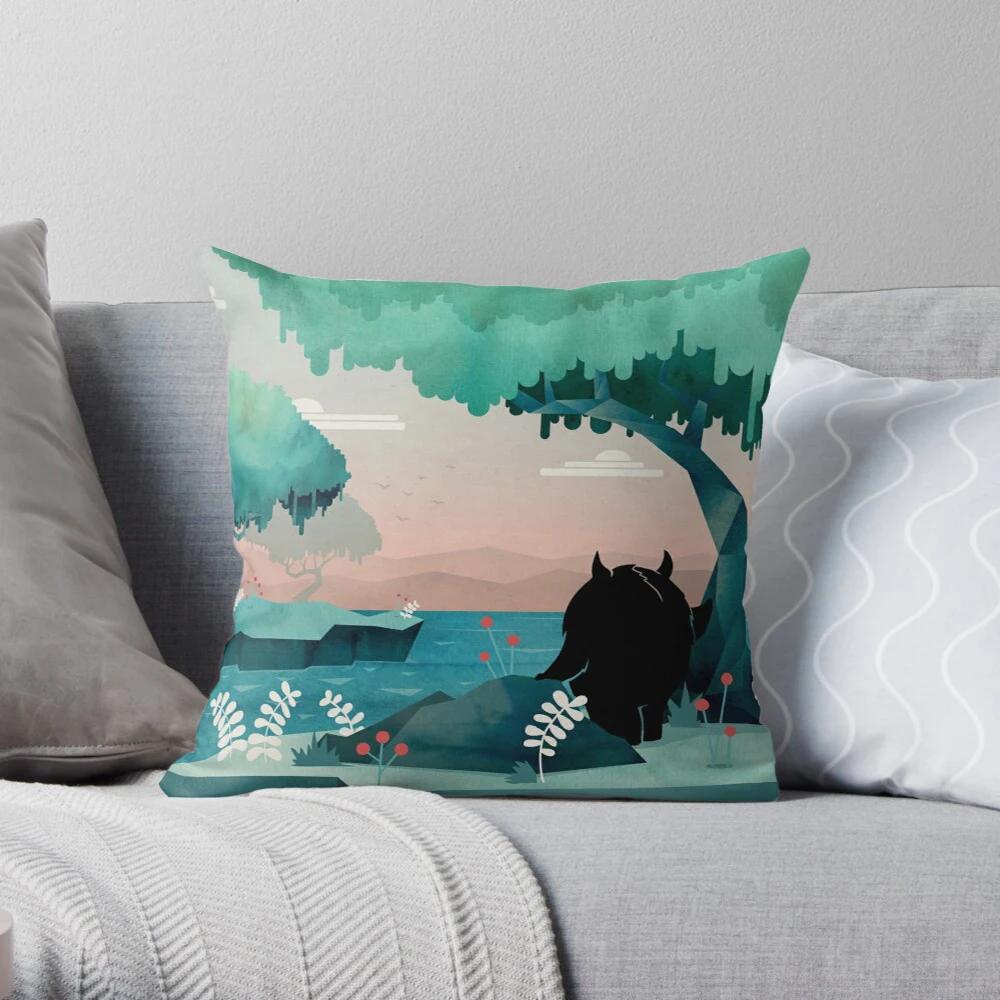 Cute Cat Pillowcase Cushion Cover Nordic Modern Living Room Sofa House Home Decoration