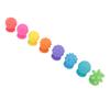 8pcs Silicone Sucker Sensory Toy Set Raised Texture Suction Cup Toys Textured Touch Toys for Children