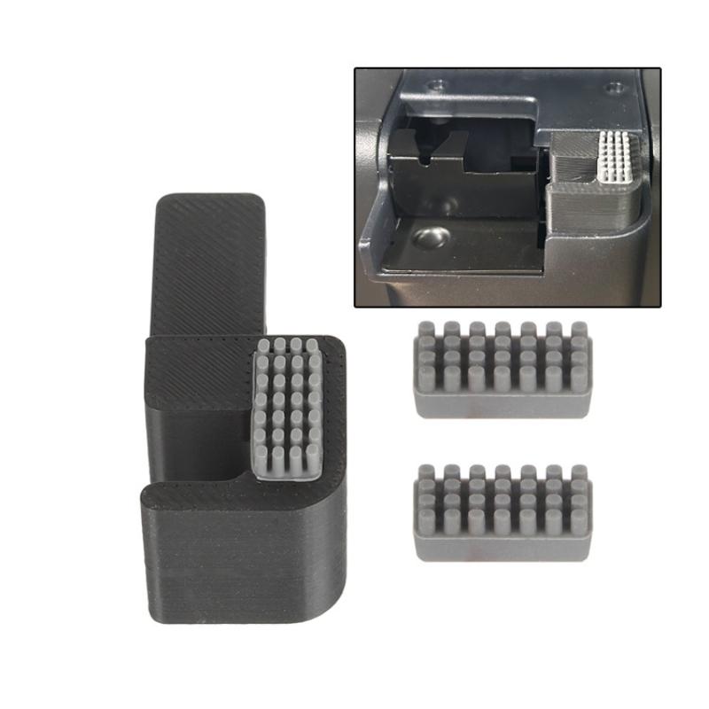 1/2/4Set Silicone Brush Nozzles Wiper Mounted Scrubbers Print Head Cleaner Printer Head Wiping For P2S 3D Printer