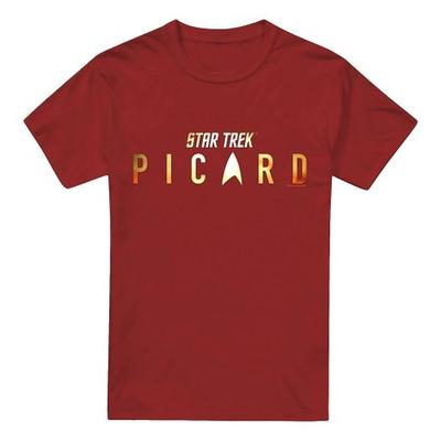 Звездный путь: Футболка Picard Mens с визуализированным логотипом
