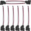 Разъем-пигтейл топливной форсунки Провод EV6 Совместим с Ford Mustang F150 F250 Crown Victoria (Пакет из 8)