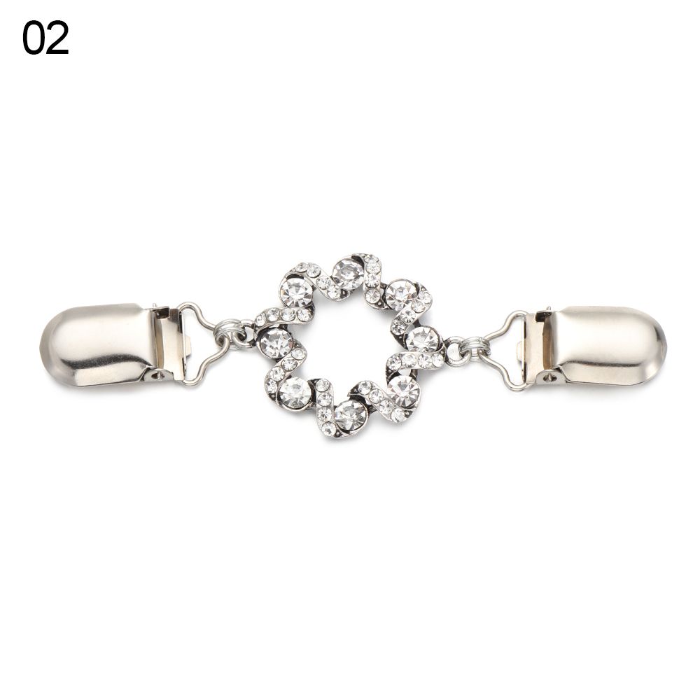 Gift Charm Shiny Sweater Scarf Clasp Blouse Collar Pin Cardigan Duck Clip Women Shawl Clip Brooches