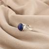Lapis Lazuli Gemstone Silver Ring, 925 Sterling Silver Handmade Jewelry, September Birth-Stone Gift, Designer Wedding Ring For Her RR-83-25