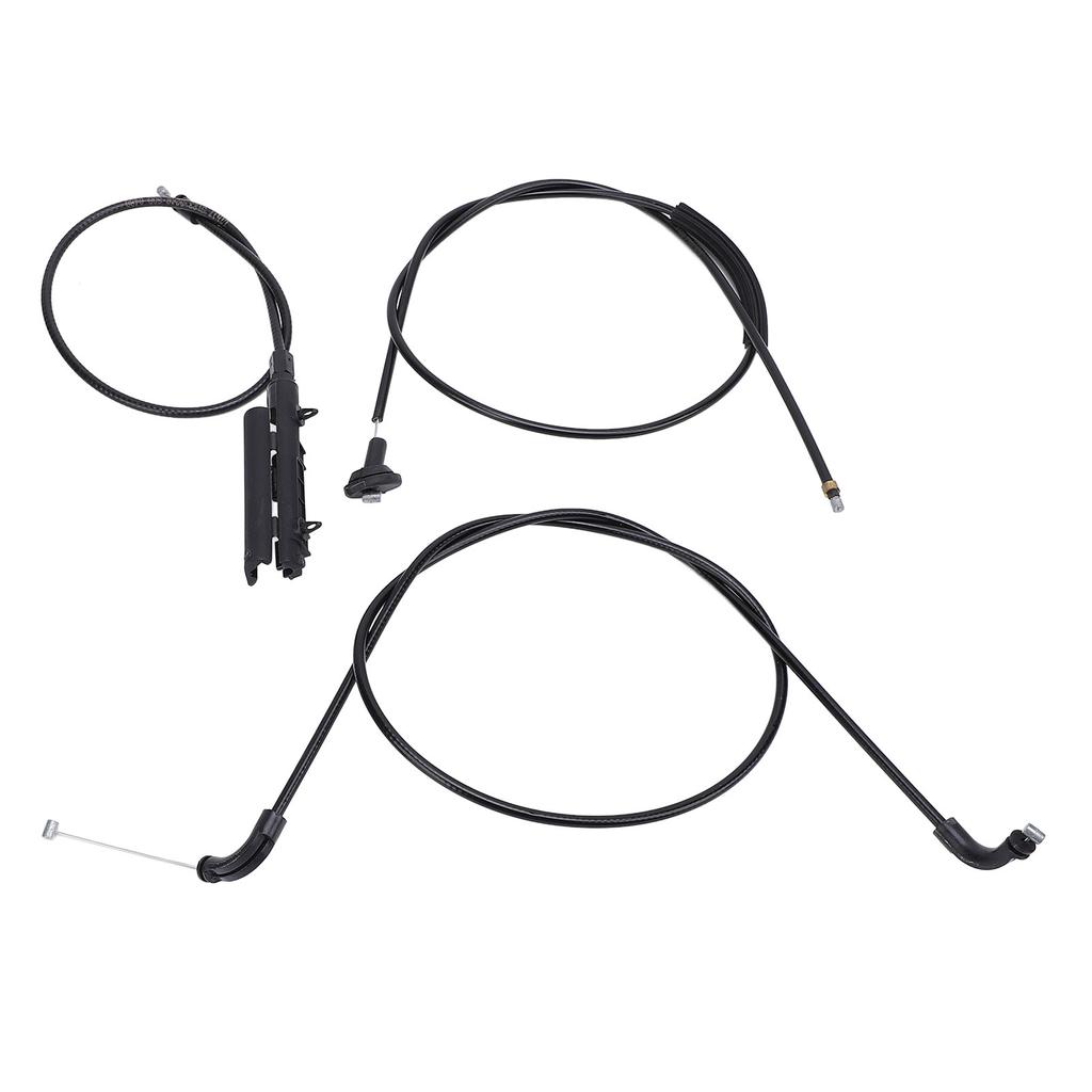 Трос открывания капота двигателя, комплект тросов Боудена, стальной трос, ПВХ 51237197474 для 7 серии E65 E66 740i