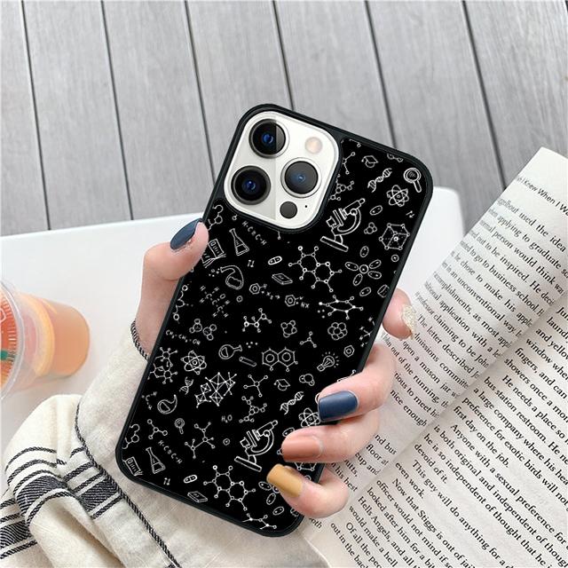 Science Chemistry Formulas Phone Case Cover For iPhone 17 Air 16 15 14 13 12 Pro Max 11 Pro Max Plus Coque Shell