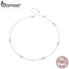 Bamoer 925 Sterling Silver Mini Butterfly Necklace Dainty Neck Chain Pave Setting CZ for Women Wedding Engagement Fine Jewelry