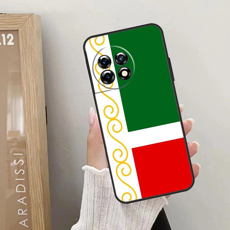 Chechnya Flag Chechen Wolf Case For OnePlus 12R 12 11 9 10 Pro 10R 10T OnePlus Nord 3 2T N10 N20 CE 2 Lite CE4 Cover
