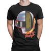 Daft Punk Electronic Band TShirt Beach  100 Cotton TShirts For Men Fashion Pattern Tee Shirt Short Sleeve Vintage Clothing