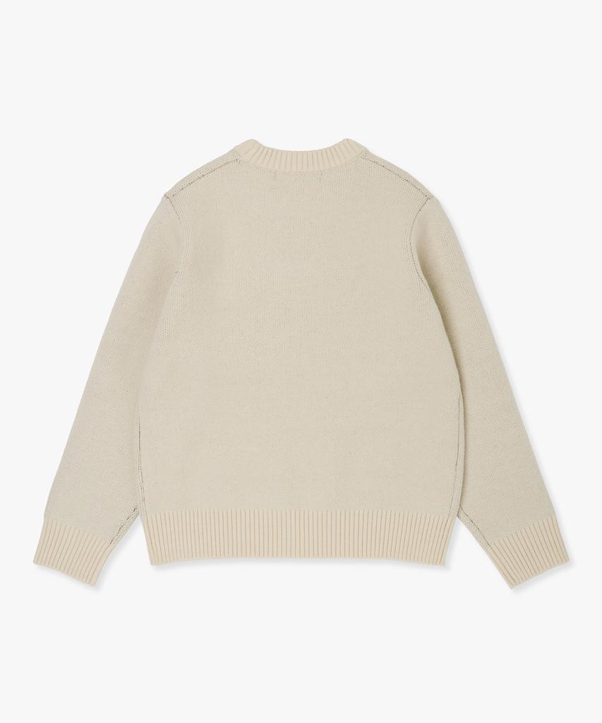 PLAC Butterfly Jacquard Knit Ivory