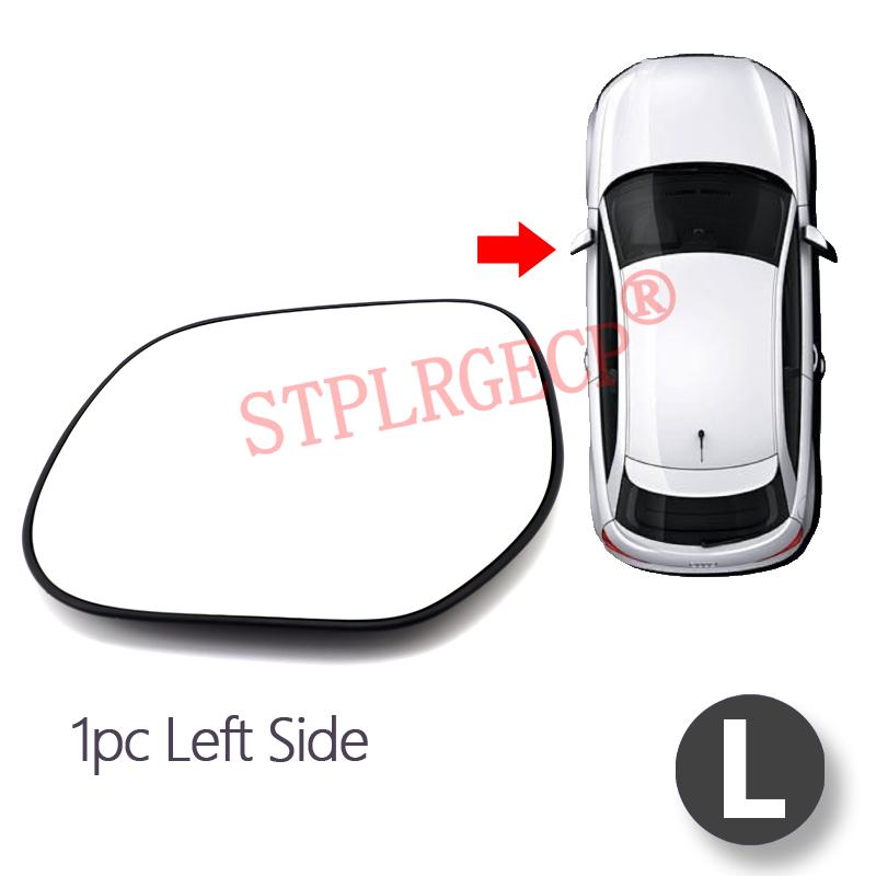 For Mitsubishi Outlander 2007-2012 Auto Car Left or Right Heated Clear Rear View Side Mirror Glass Lens Accessories LH RH