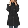 Rain Jacket for Women Waterproof with Hood Active Outdoor Long Rain Coats Packable Raincoat Lightweight Windbreaker