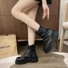 Модные женские сапоги, сапоги-женская обувь 2024 года, ковбойские сапоги в стиле Лолита, осень, рок, ботильоны, женские, новые 2024 года, обувь женская, лодыжка в стиле Лолита, рок, осень