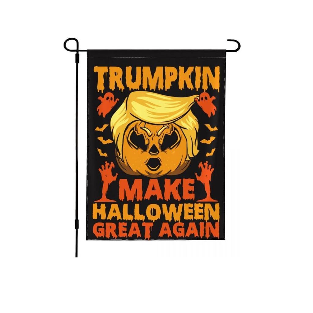 Флаг для сада на Хэллоуин 11,8x1,7,7 дюйма вертикальный двухсторонний сезонный декор двора для использования на открытом воздухе