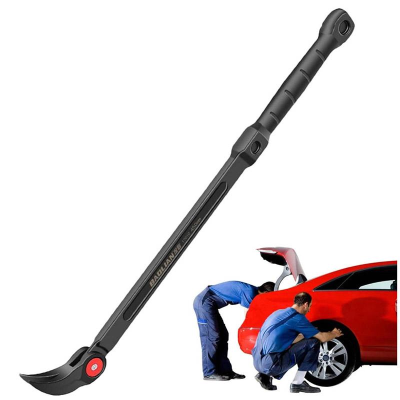 Pry Bar Tool Heavy Duty Woodworking Tool with Round Grip Nail Puller Perfect End Adjustment Tool for Woodworking Remover