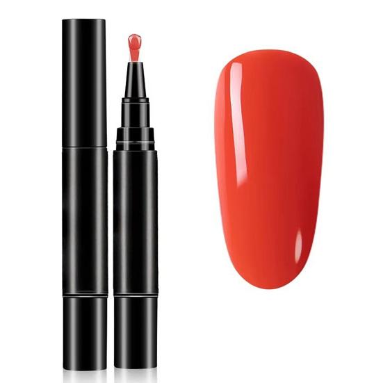 1/6Pcs Nail Polish Pen 3-in-1 Quick Dry Long Lasting High Gloss DIY Manicure Nail Art Natural Nude Women Girls Fingernail Toenail Gel Polish Pen