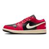 Женские кроссовки Air Jordan 1 Low Mystic Hibiscus Black Красные Кокосовое молоко DC0774-605
