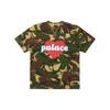 Palace Совместная брендовая футболка Evisu 3.0 SS23 с камуфляжным принтом в виде сердца и короткими рукавами, топы унисекс P24EVES004