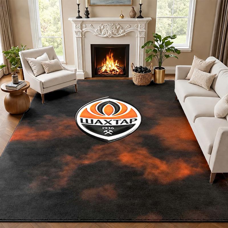 FC Shakhtar Donetsk Carpet Door Mat for Living Room or Bedroom Protective Mat Under Chair Office Decoration Christmas Gift Birthday Present