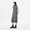 Broadcast Women's Striped Knit Sleeveless Midi Dress