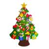 DIY Felt Christmas Tree Set for Kids Toddlers Wall Hanging Christmas Tree Craft Kits