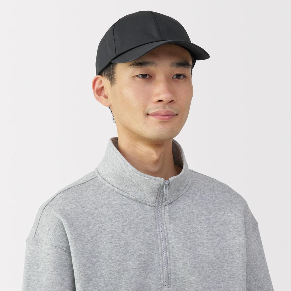 MUJI Кепка Унисекс Взрослые DBB09A5A Черный 55-59см