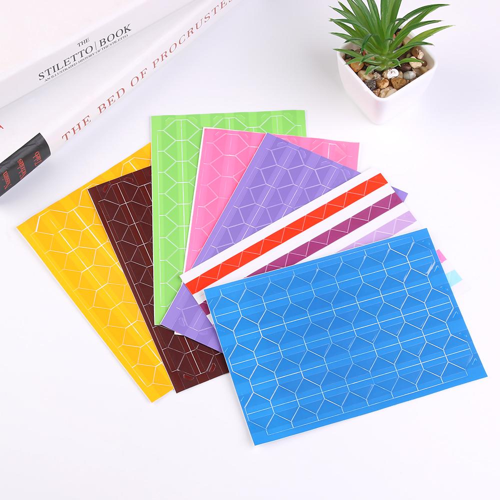 10 Sheets DIY Colorful Photo Corner Scrapbook Paper Photo Albums Frame Picture Decoration High Quality Home Decor PVC Stickers