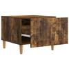 Coffee Table Smoked Oak 49 x 50 x 40 cm Wood Based Material