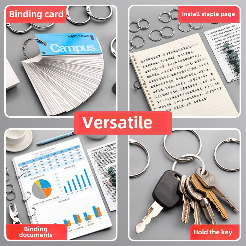Держатель для карточек с отрывными листами, кольца для переплета, катушка для книг с железными кольцами