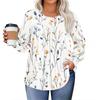 Womens Plus Size Tops Long Sleeve Shirts Round Neck Flowy Tunic Casual Loose Blouse L-5X