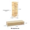 54-Piece Educational Jenga-Style Blocks for Children and Adults – Ideal for Competitive Building and Skill Development