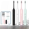 Unisex Rechargeable Ultrasonic Soft Bristle Electric Toothbrush for Home & Travel