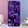 Фиолетовый эстетичный чехол для OPPO Find X3 Neo X2 Lite X5 X6 Pro OPPO Reno 10 8 8T 5Z 2Z 4Z 4 5 6 7 Lite Coque
