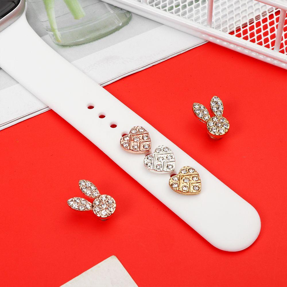 Ring Nails For Apple Watch Band Strap Decorative Ring Nails Wristbelt Charms Watch Band Ornament